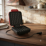 A07981 Mini Electric Waffle Maker Machine for Home (600W, Non-Stick)