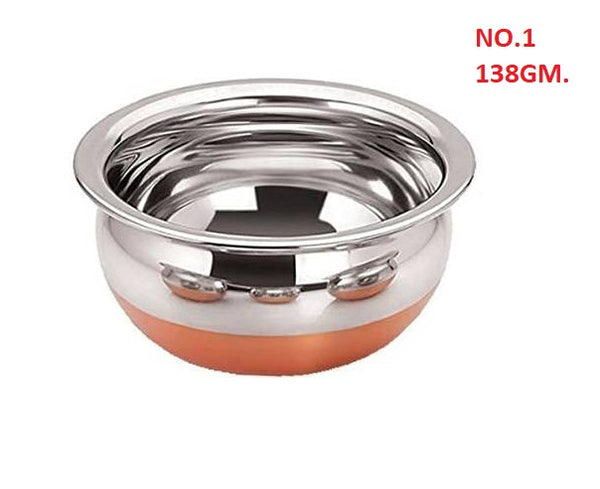 3878 Stainless Steel and Copper Handi 1 no.