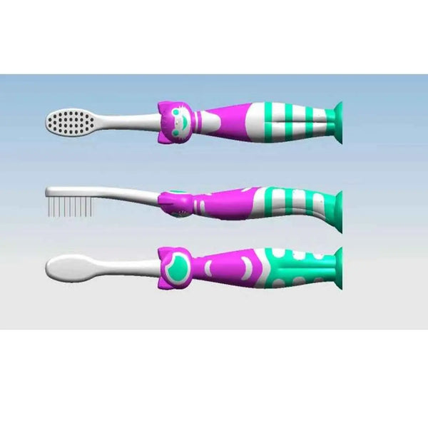 AM0213 Gooral high Quality Cartoon Kids Toothbrush for children (1Pcs)