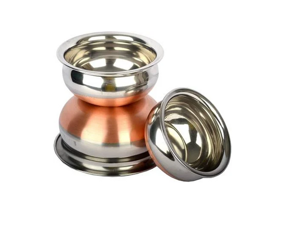 3287 Stainless Steel and Copper Handi 299g 5 no.