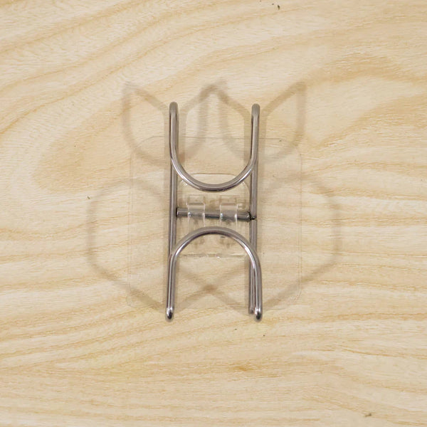 23477  Transparent Double Loop Adhesive Wall Hook – 1 Pc