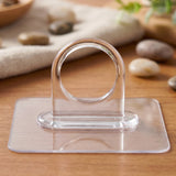 23478 Transparent Adhesive Multipurpose Wall Hook – 1 Pc