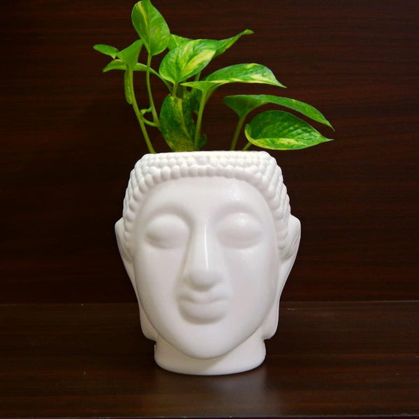 AM0822 Buddha Pot 6 inch Flower Plant Plastic Pot