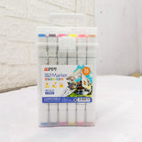 AM2130 Touch Cool Marker 36 Pcs Art Markers | Double Brush Tipped Markers Pen | Dual Head Marker Jcc-777-36
