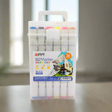 AM2130 Touch Cool Marker 36 Pcs Art Markers | Double Brush Tipped Markers Pen | Dual Head Marker Jcc-777-36