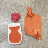 AM5638 3 PCS Bathing Exfoliating Set (MultiColour) - Back Scrubber exfoliating gloves - Easy to clean For Men And Women (Set of 1)