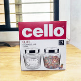 AM5674 CELLO Elite Storage Glass Jar 1300Ml