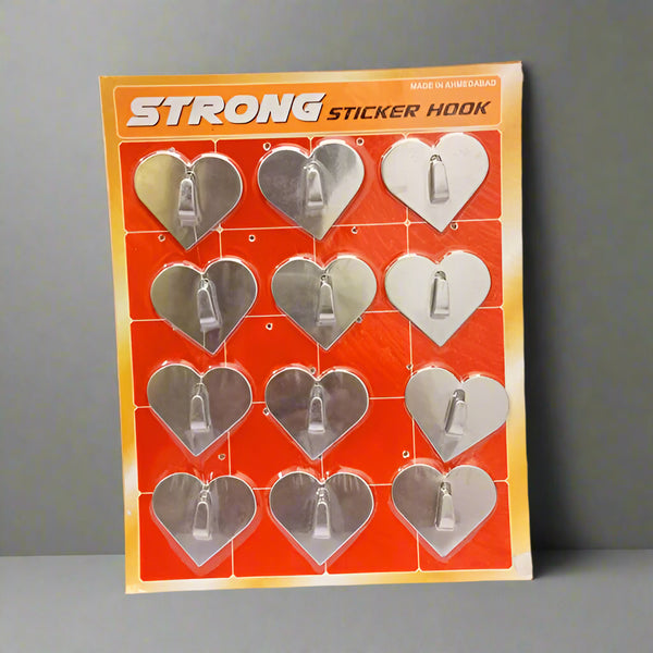AM5232 ST07 Strong Sticker Hooks - Set of 12 Pcs