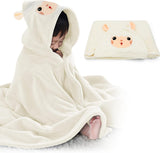 AM5245 Cute Animal Face Hooded Soft Baby Towels: The Perfect Bath Time Companion