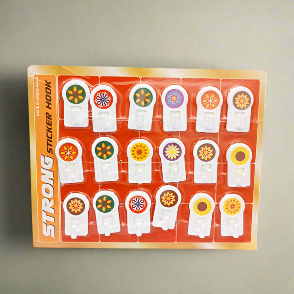 AM5237 ST24 Strong Sticker Hooks - Set of 18 Pcs