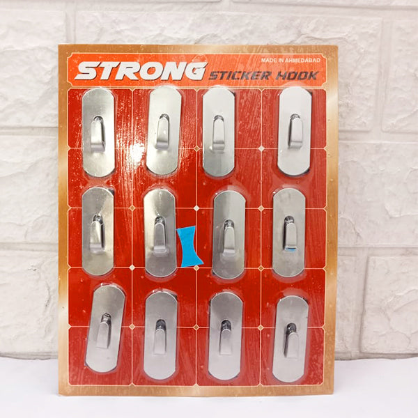 AM5230 ST02 Strong Sticker Hooks - Set of 12 Pcs