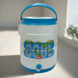 AM5160 Cello Fountain Plastic PU Insulated Water Jug 10 litres, Blue | Leak Resistant | Wide Mouth for Cleaning | BPA Free | Easy to Carry | Ideal for Travel, Picnic, Homes, Offices, Shops & Clinics