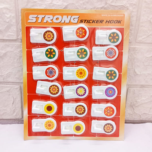 AM5237 ST24 Strong Sticker Hooks - Set of 18 Pcs