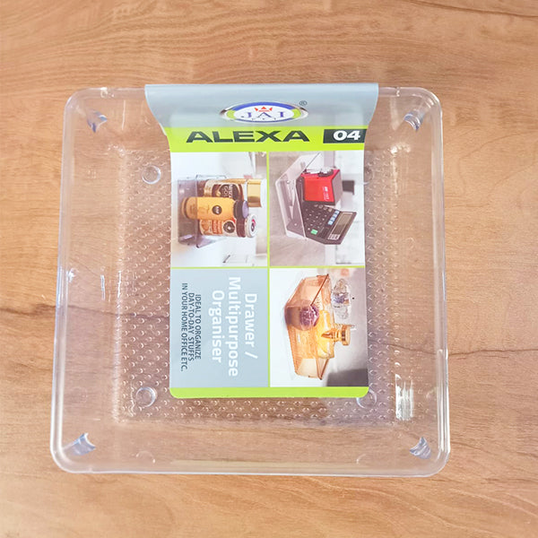 AM5147 Jaipet Alexa-04 Multipurpose Drawer Organiser (transparent) - Set of 1