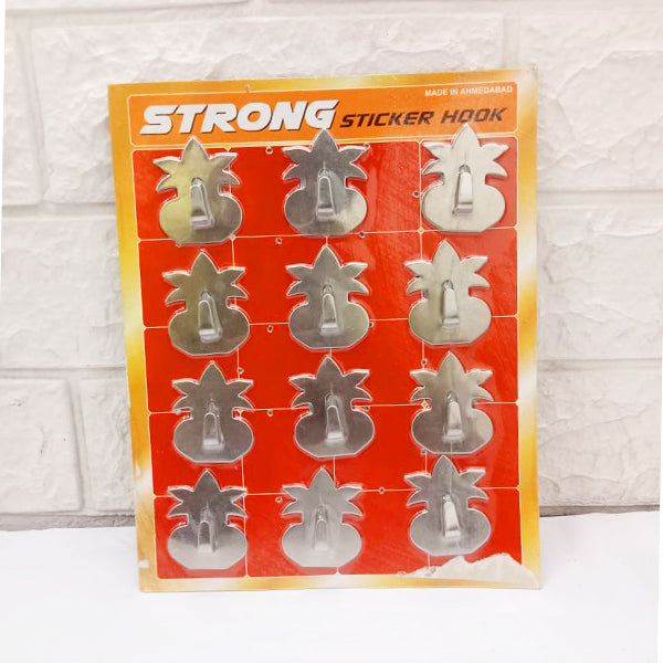 AM5233 ST08 Strong Sticker Hooks - Set of 12 Pcs