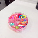 AM1192 Cute Mini donut round hair accessories gift box
