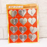 AM5232 ST07 Strong Sticker Hooks - Set of 12 Pcs