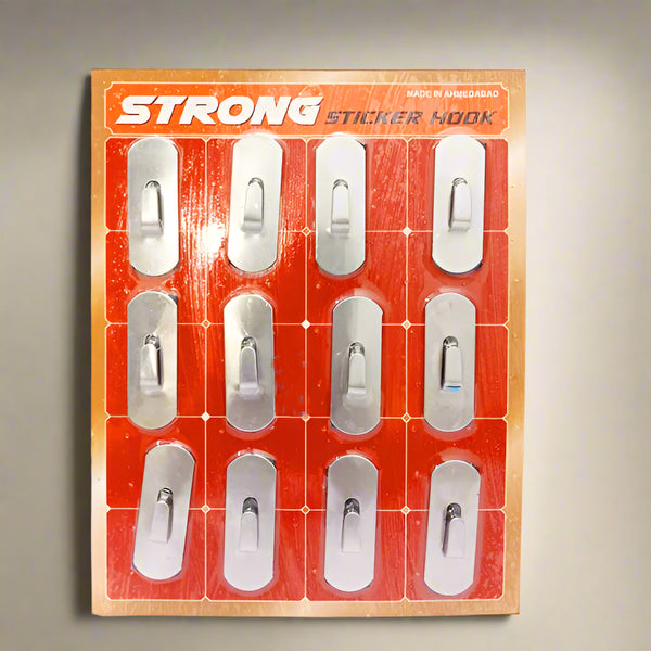 AM5230 ST02 Strong Sticker Hooks - Set of 12 Pcs