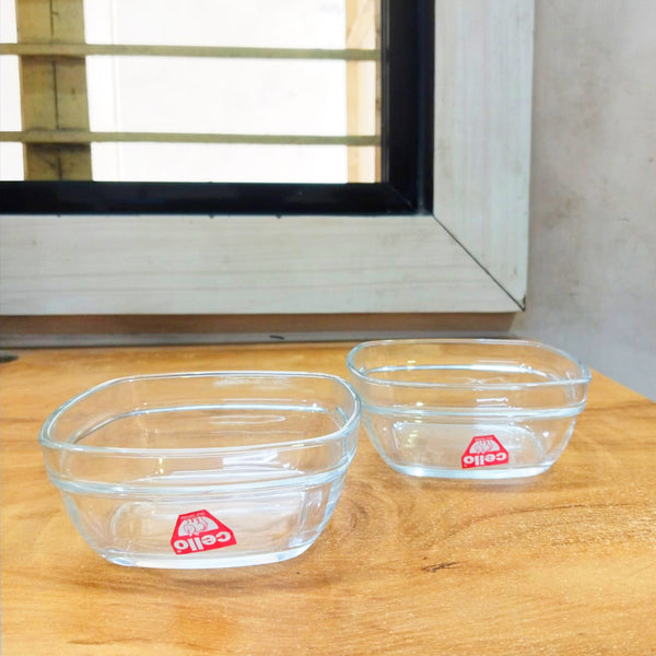 AM5683 Cello Nadir Square Stack Bowl- 300Ml (Set of 6 Pcs)