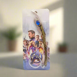 AM5251 AV8 Marvel Avengers Mix Design Metal Keychain Keyring For Bike Car Cycle Home Keys Key Holder (Multi-Design) - Pack of 1 Pcs
