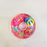 AM1192 Cute Mini donut round hair accessories gift box