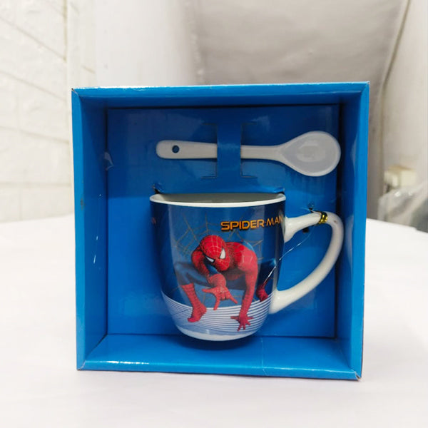 AM5353 Multi-Design Children's Set Of Coffee Cup And Spoon (Pack Of 1)