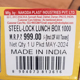 AM5104 Steel-Lock 1000 Lunch Box with Small Container & Spoon