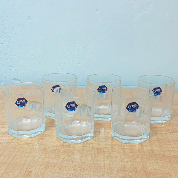 AM6000 Lang Xu Whisky Glass Tumbler 184ml - Set of 6 pc
