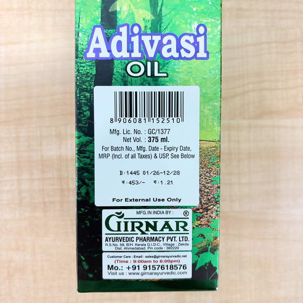 AM6672 Girnar Adivasi Herbal Hair Oil (with 100ml Free Lauki Shampoo) - 375ml