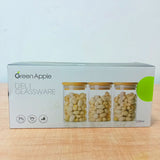 AM5979 Deli Glass Storage Jar (220ml) - Set of 3 Pcs