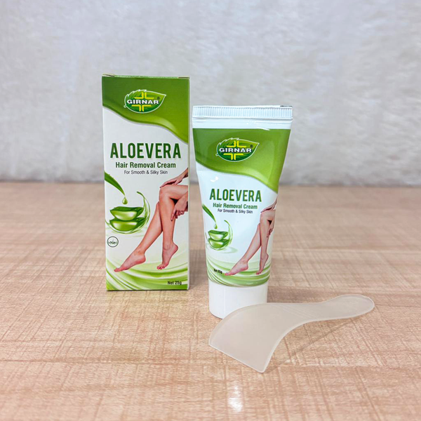 AM6693 Girnar Aloevera Hair Removal Cream for Smooth & Silky Skin – 25g