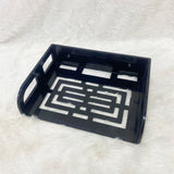 AM6209 ABS TV Setup Box Stand - Black