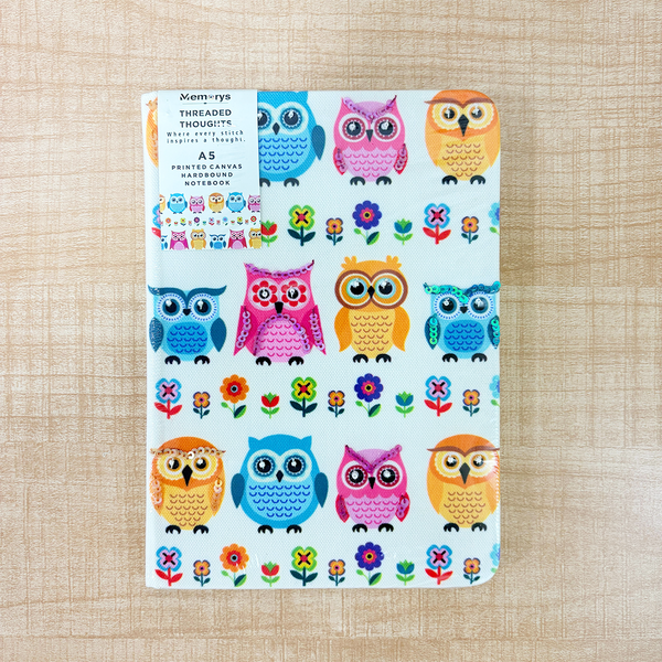 AM6647 Mix-Design A5 Threaded Thoughts Series Notebook - 1pc