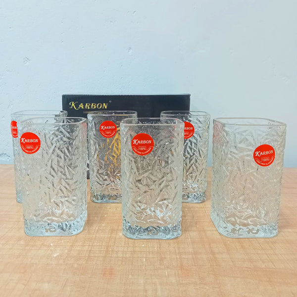 AM5998 Karbon Juice Glass Tumbler 225ml - Set of 6 pc