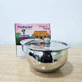 AM6007 Madhuram Stainless Steel Classic Apple Handi with Lid