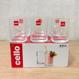 AM2598 CELLO Gripper Juice Glass Tumbler 240ml 6 pcs set
