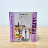 AM6010 Madhuram Stainless Steel Milk Pot Akhand Barni Jar with Lid and Handle - 500ml