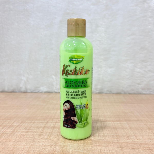 AM6679 Girnar Keshika Aloevera Shampoo for Hair Growth & Density (240ml)