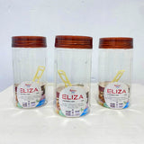 AM5913 Royal Eliza Transparrent Container Jar Set of 3 - 1000 ml