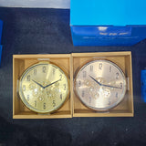 AM5947 The Moving Hour Luxury Designer Analog Gold Wall Clock with Moving Gear Mechanism