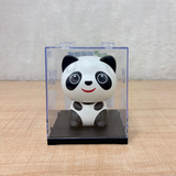 TM0093 Mix Character Solar Powered Moving Head Showpiece for Car Dashboard - Pack of 1