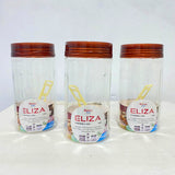AM5913 Royal Eliza Transparrent Container Jar Set of 3 - 1000 ml