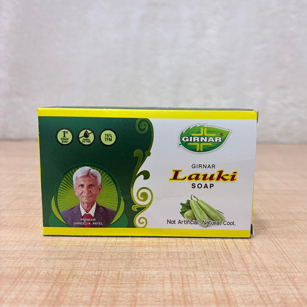 AM6692 Girnar Lauki Soap - 1st Grade Ayurvedic Soap (100g)