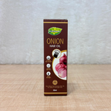 AM6670 Girnar Onion Hair Oil (90ml) with Comb Applicator – Promote Growth & Control Hair Fall