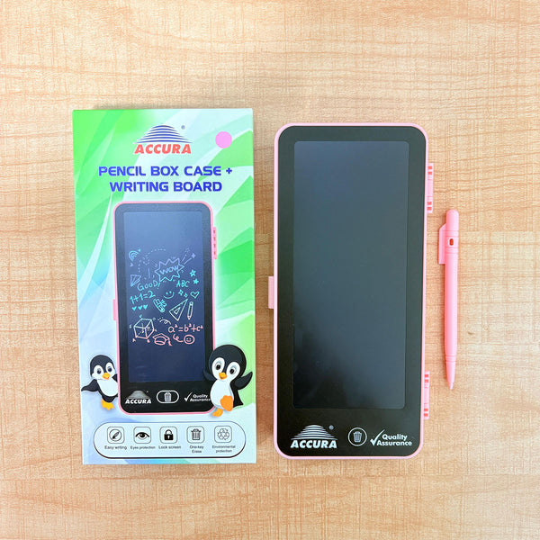 AM5190 Kids Pencil Box with LCD Screen and Writing Pen with Erase Button
