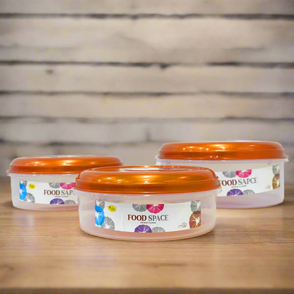 AM5916 Multi-Purpose Storage Round Container Set of 3 ( Small, Medium, Large)