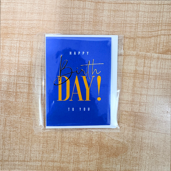 AM6655 Mix-Design Happy Birthday, Thank You & Congratulations Gift Card - Pack of 1