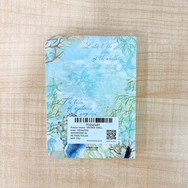 AM6634 Mix-Design Designer Hardbound A6 Notebook - 1pc