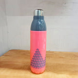 AM5863 ROYAL WARE Cool Campus 1000ml Plastic Water Bottle & Steel Cap for Office, Gym, School, College, Travel
