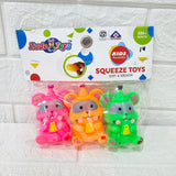 AM6028 Squeeze Mouse Toy Set – Soft & Smooth, 3 Pcs, for 6+ Months